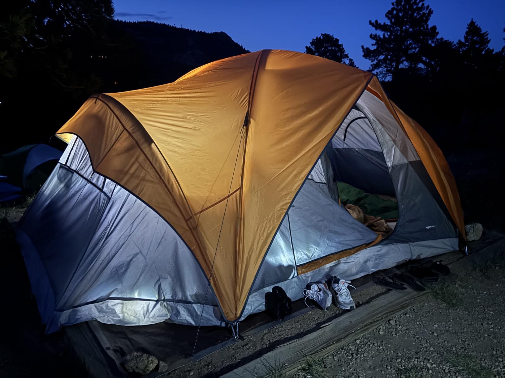 Amazon Basics Camping Tent, 3-Season Dome Design with Rainfly customer photo 1