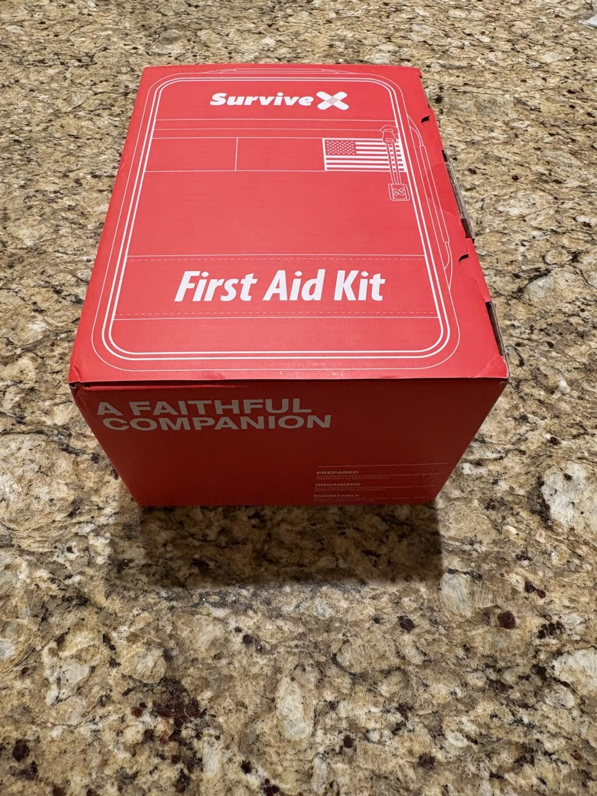 SurviveX Small First Aid Kit, Emergency Kit for 1-2 People | Labeled Pockets, Quick Access, Zip Stitch Wound Closures, Mountable, for Home, Car, Camping, Travel, Outdoors customer photo 1