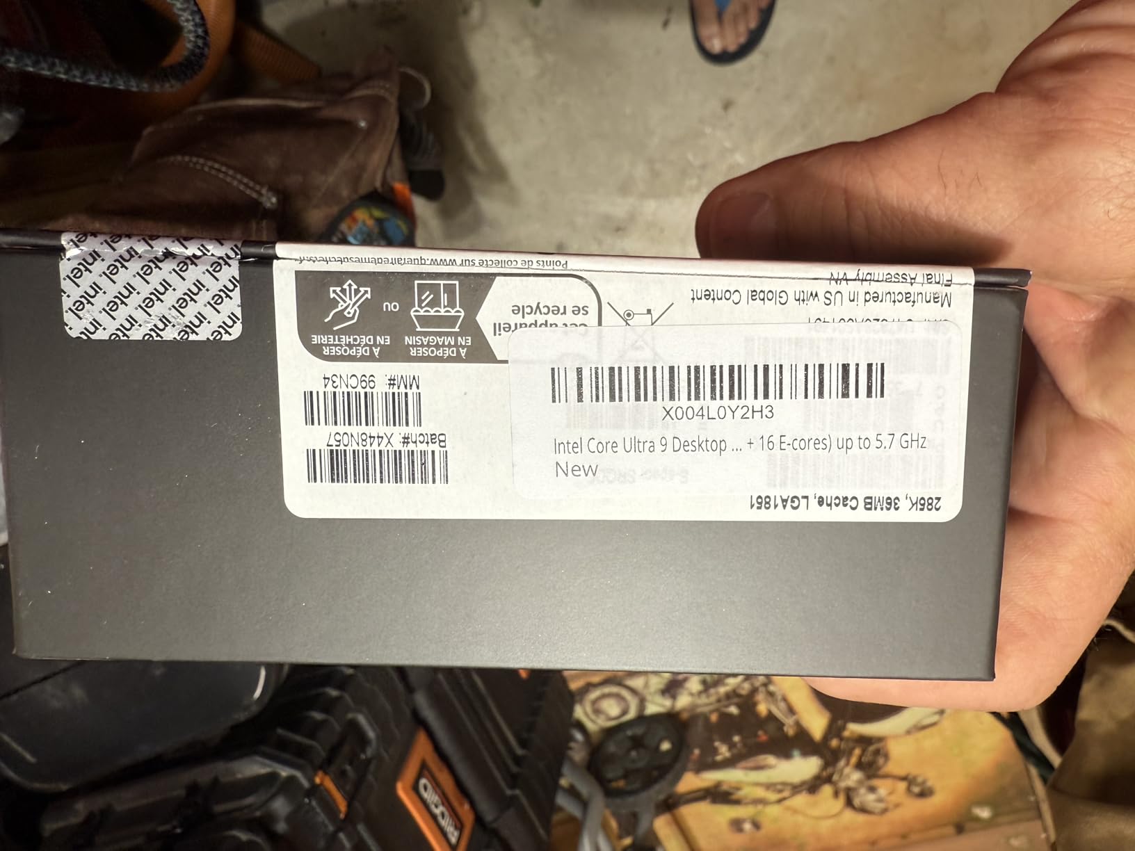 Intel® Core™ Ultra 9 Processor 285K 24 cores (8 P-cores + 16 E-cores) up to 5.7 GHz customer photo 1