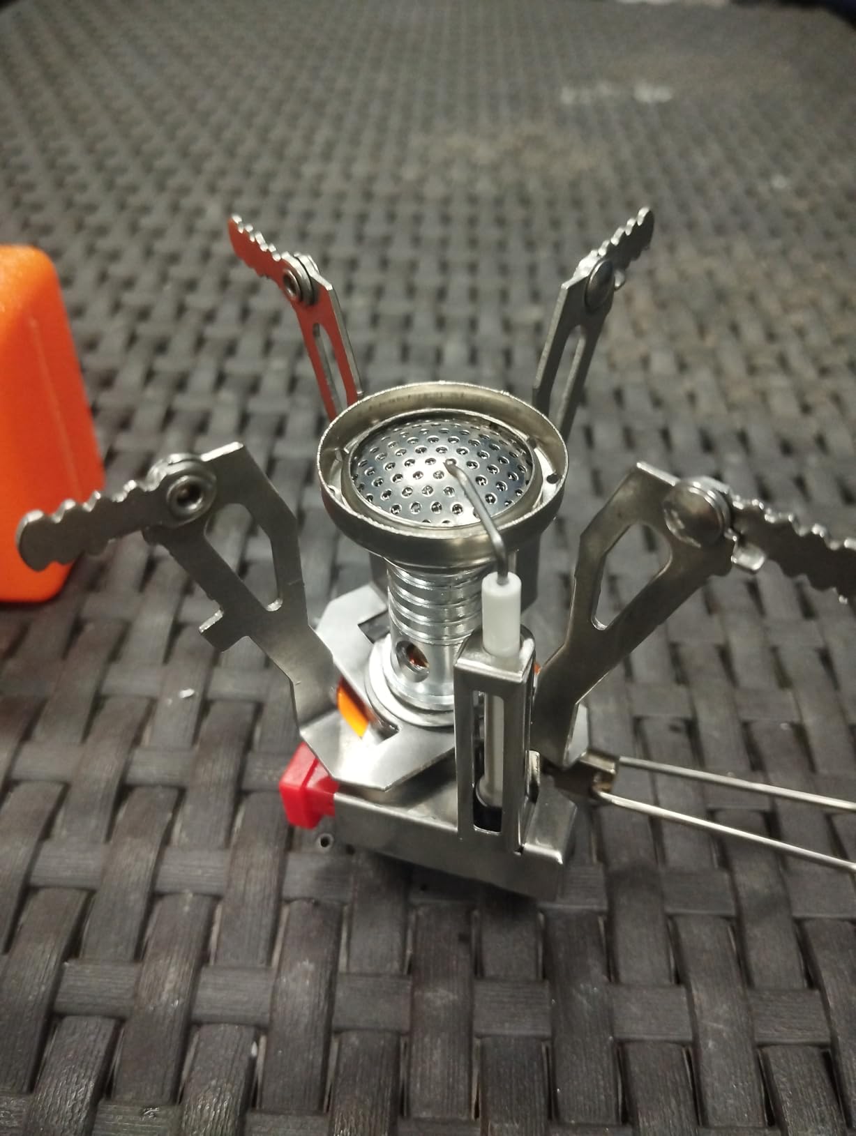 Portable Camping Stove Backpacking Stove, Specialized Hiking Stove Camping Stove with Piezo Ignition Stable Support Wind-Resistance, Camp Stove for Outdoor cooking Camping Hiking Adventure Cooking customer photo 1