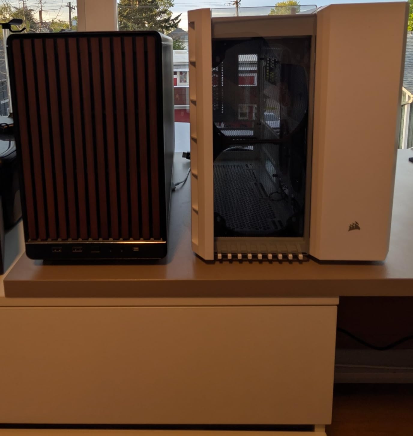 Lian Li A3-mATX PC Case, 415mm GPU, 360 AIO, Wood Black Mesh (A3X-WD) customer photo 1