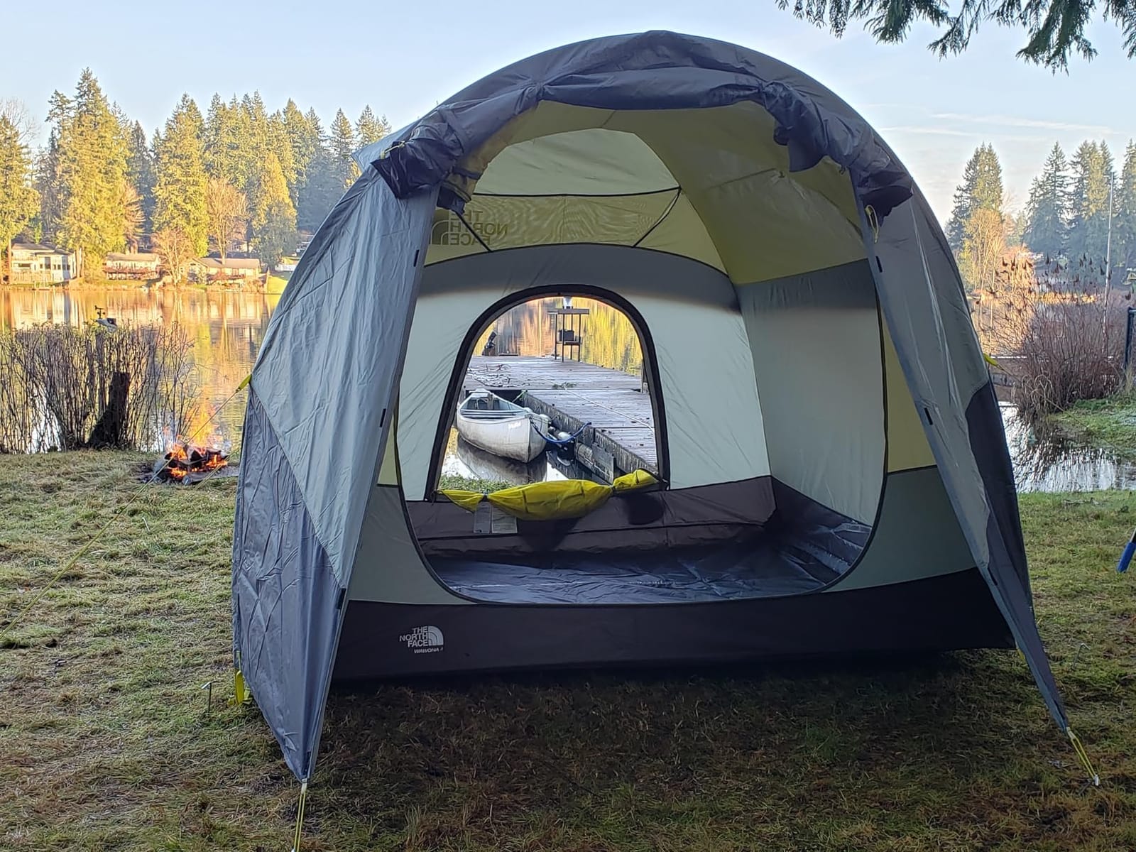 The North Face Tents Wawona 4 Tent | Four-Person Camping Tent, Water Repellent, Spacious & Easy to Set Up, Attached Vestibule Area customer photo 2