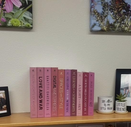 Decorative Books | Blue 10 Book Set with 3 Sizes | Preassembled with Hidden Storage | Perfectly Stackable for Easy Home Staging | Book Decor to Elevate Your Space | Home Decor Made Simple! customer photo 2