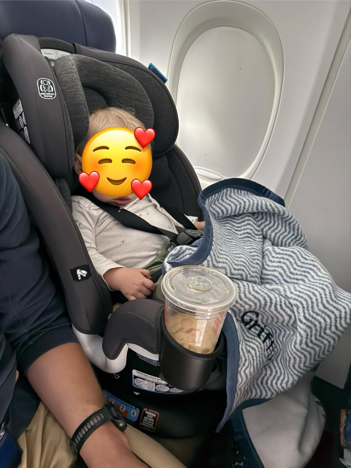 Graco Turn2Me 3-in-1 Rotating Convertible Car Seat, London | 180 Rotation in Rear-Facing Mode; 3 Modes of Use: Rear & Forward-Facing and Highback Booster; Easy SnugLock Installation customer photo 1