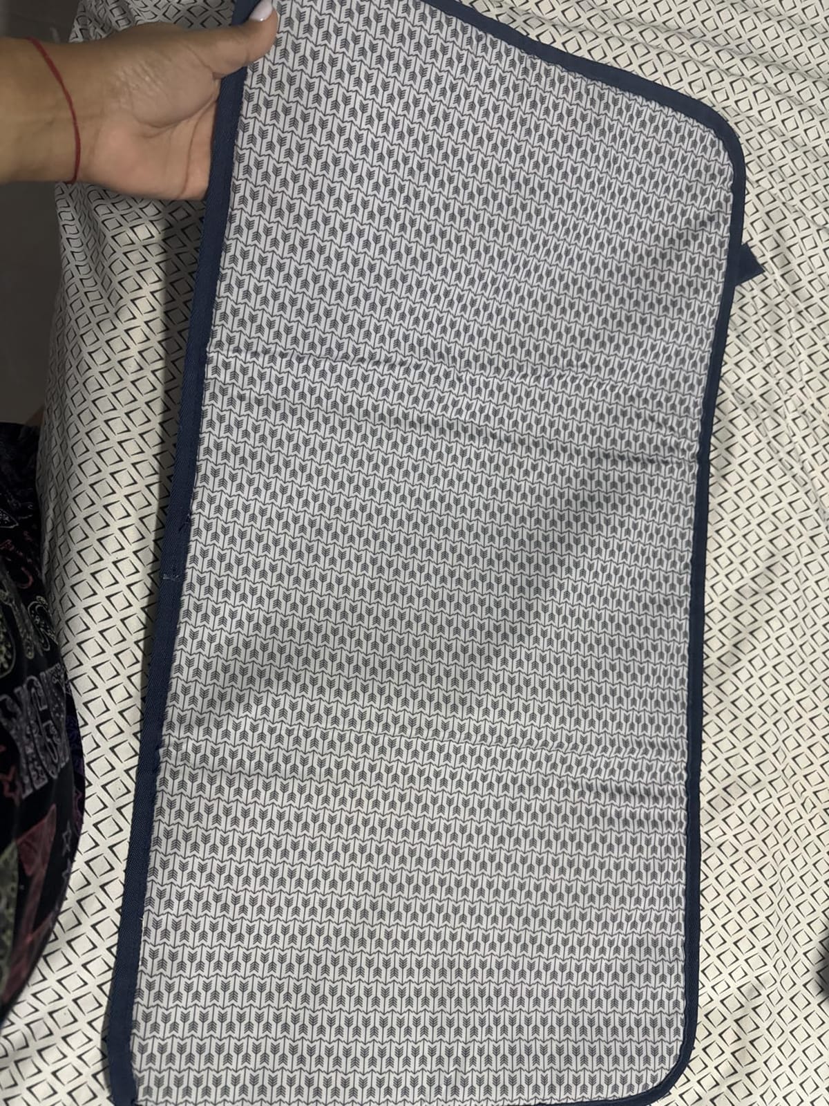 KeaBabies Portable Diaper Changing Pad, Easy Wipe Clean, 25x13 (Prairie) | Foldable Waterproof Baby Changing Mat for Diaper Bag customer photo 2