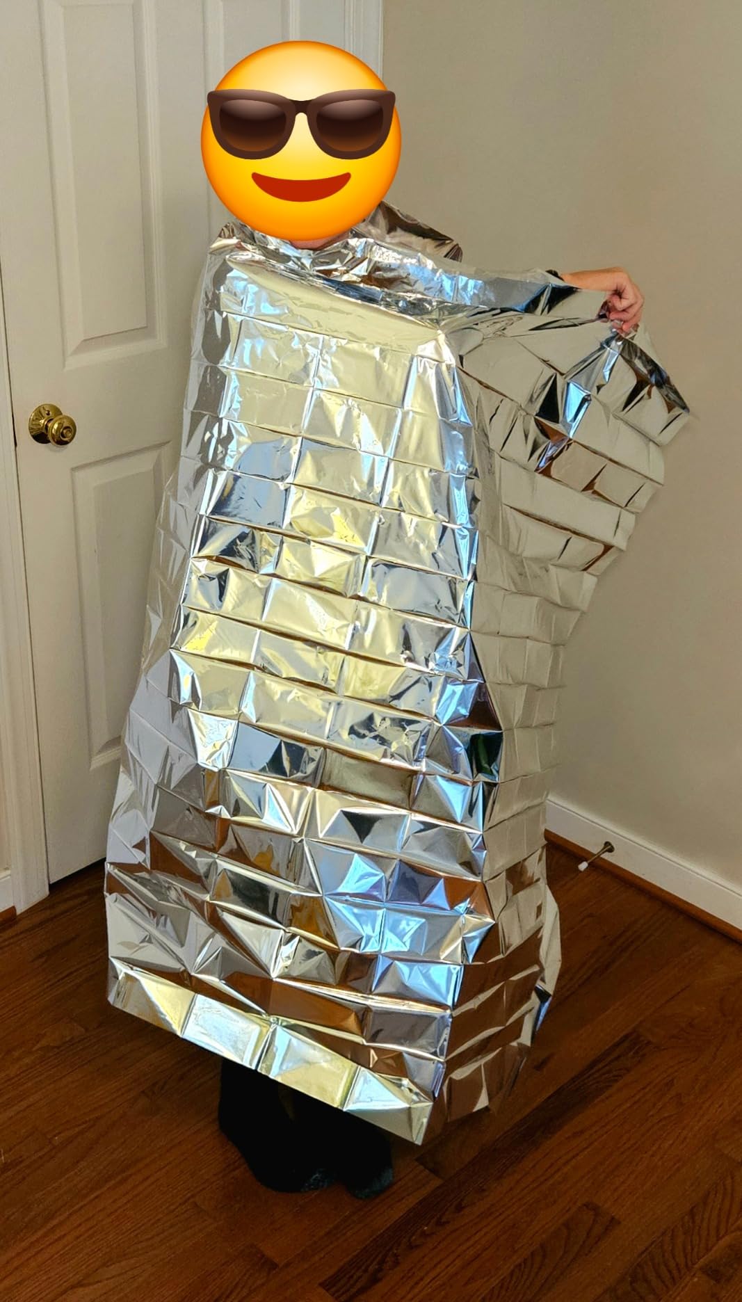 Emergency Mylar Blankets, Survival Space Blanket, 10 Pack customer photo 2