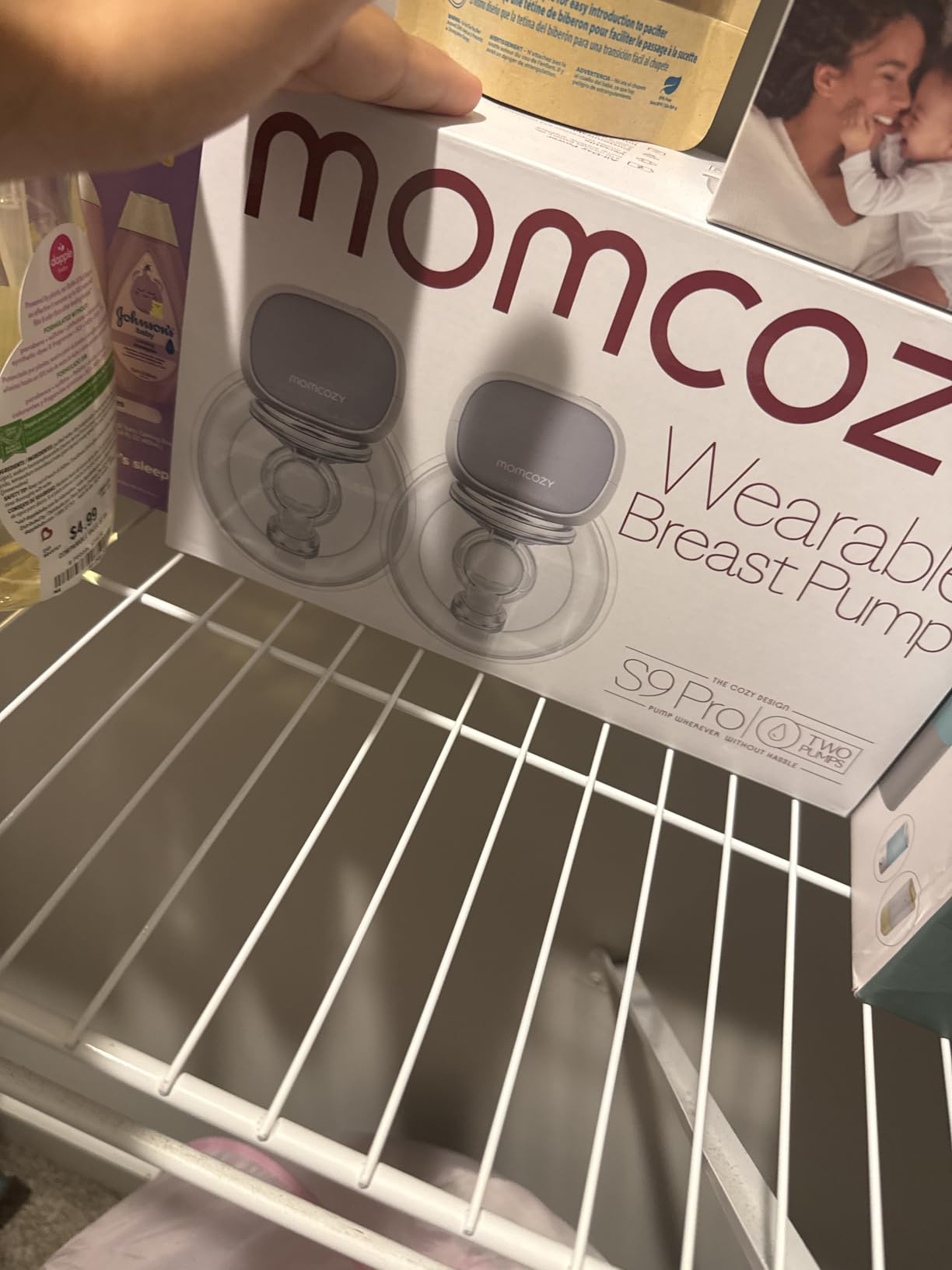 Momcozy S9 Pro Wearable Breast Pump Hands-Free, 24mm, 2 Pack, Gray customer photo 2