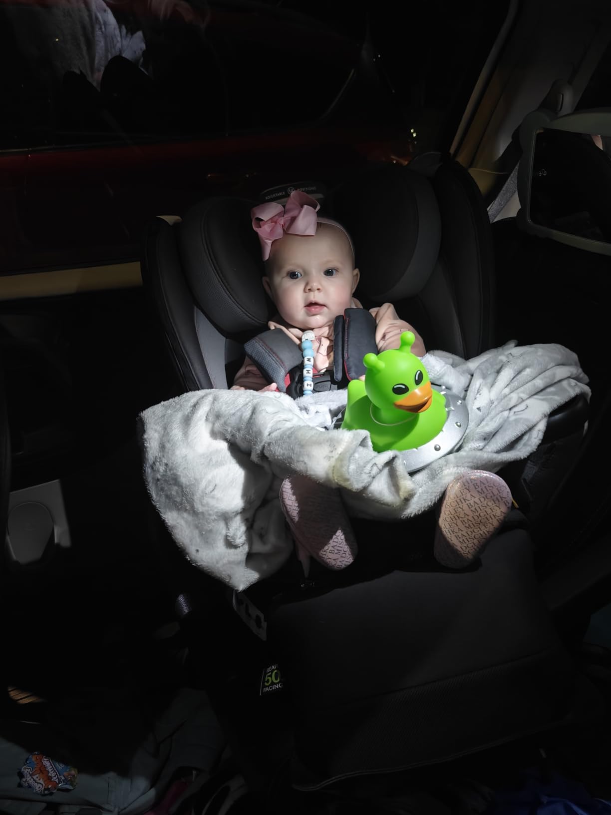 Evenflo Revolve360 Extend All-in-One Rotating Car Seat | with Quick Clean Cover, Rear-Facing, Forward-Facing, Highback Booster Mode, Infant to 12 Years (Rockland Green) customer photo 1