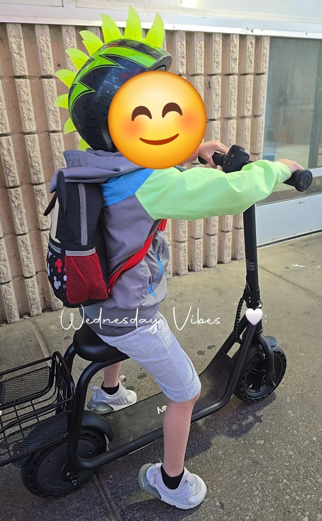 Hiboy Q2 Lite Electric Scooter for Kids w/Seat, 3-Speed, Brake, Ages 4-10 | UL 2272 Certified, Powerful 100W Motor up to 9.3 MPH & 5-Mile Range, LCD Display, LED Neon & Brake Lights, Ideal Kids Gift customer photo 1