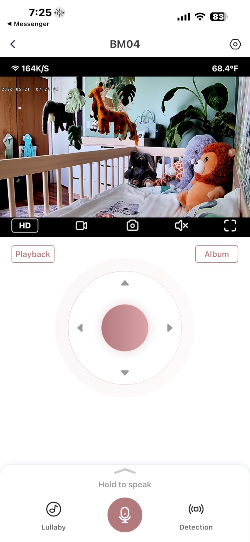 Momcozy Smart WiFi Baby Monitor with Camera and Audio,5