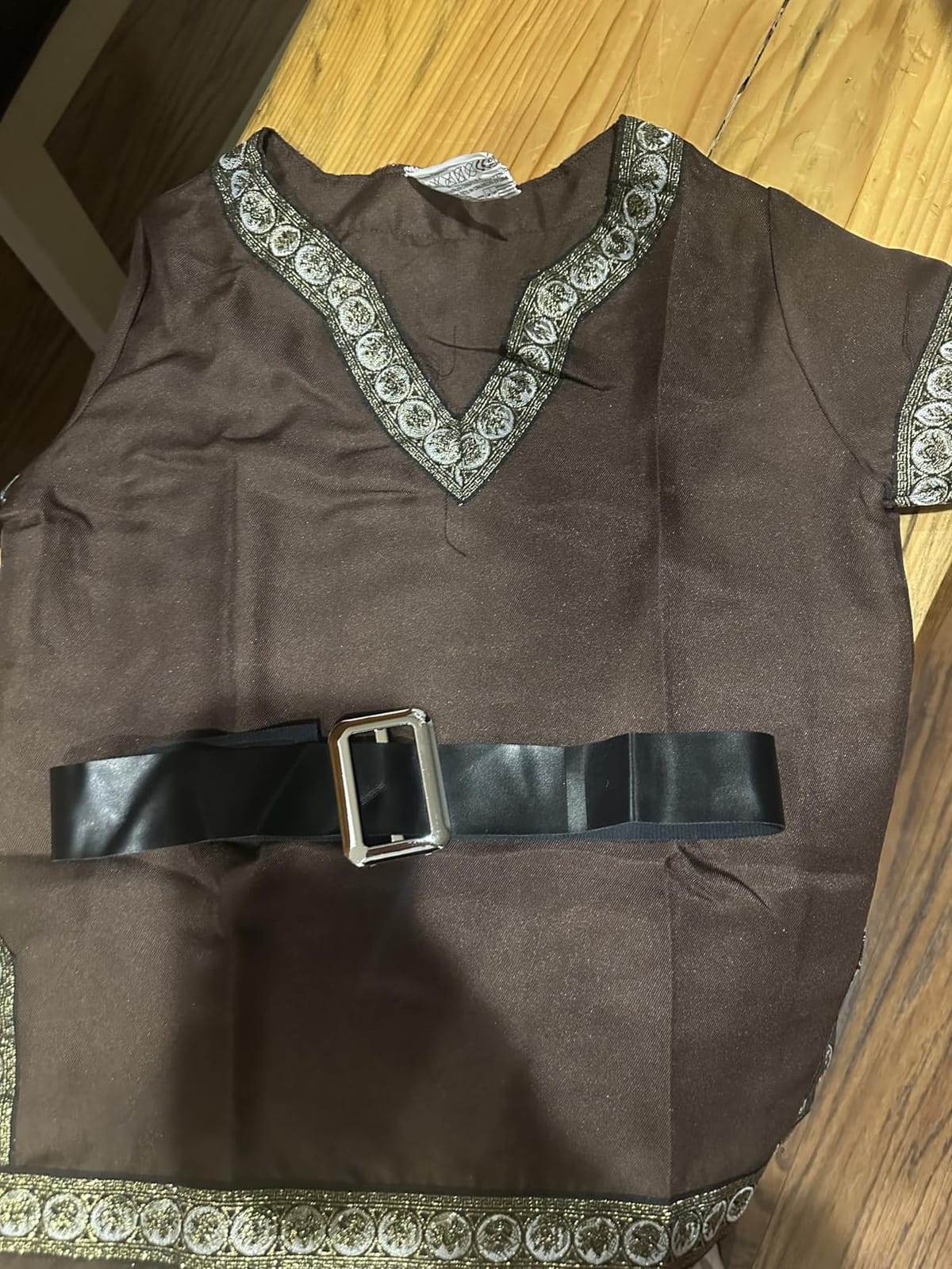 G.C Kids Renaissance Shirt Cloak Costume Belt Boys Medieval Costume Accessories Outfit Knight Hooded Cape Halloween Cosplay customer photo 2