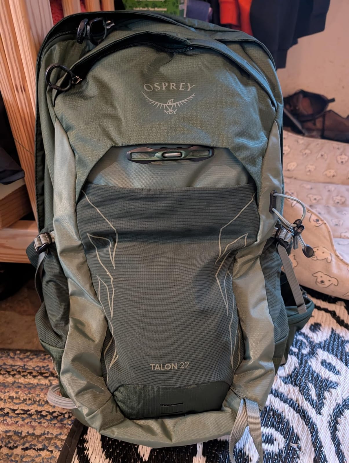 Osprey Talon 22L Men's Lightweight Hiking Backpack, Gray OS | daypack, travel daypack, camping pack customer photo 1