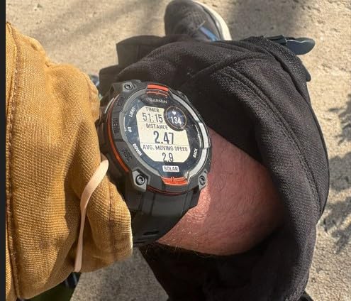 Garmin Instinct® 3 Solar, Rugged GPS Smartwatch, 45mm, Black customer photo 1