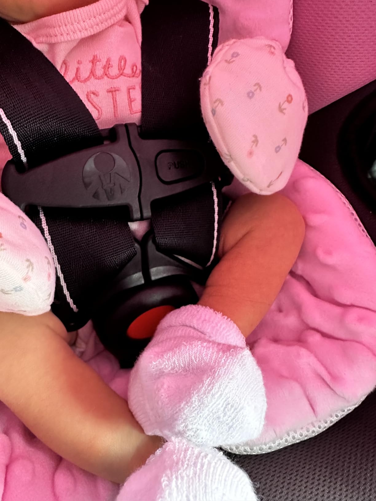 Baby Trend EZ-Lift PRO Infant Car Seat, Dash Rose - Lightweight Premium Carry, Plush Infant Cushioning, Adjustable Harness Support customer photo 1