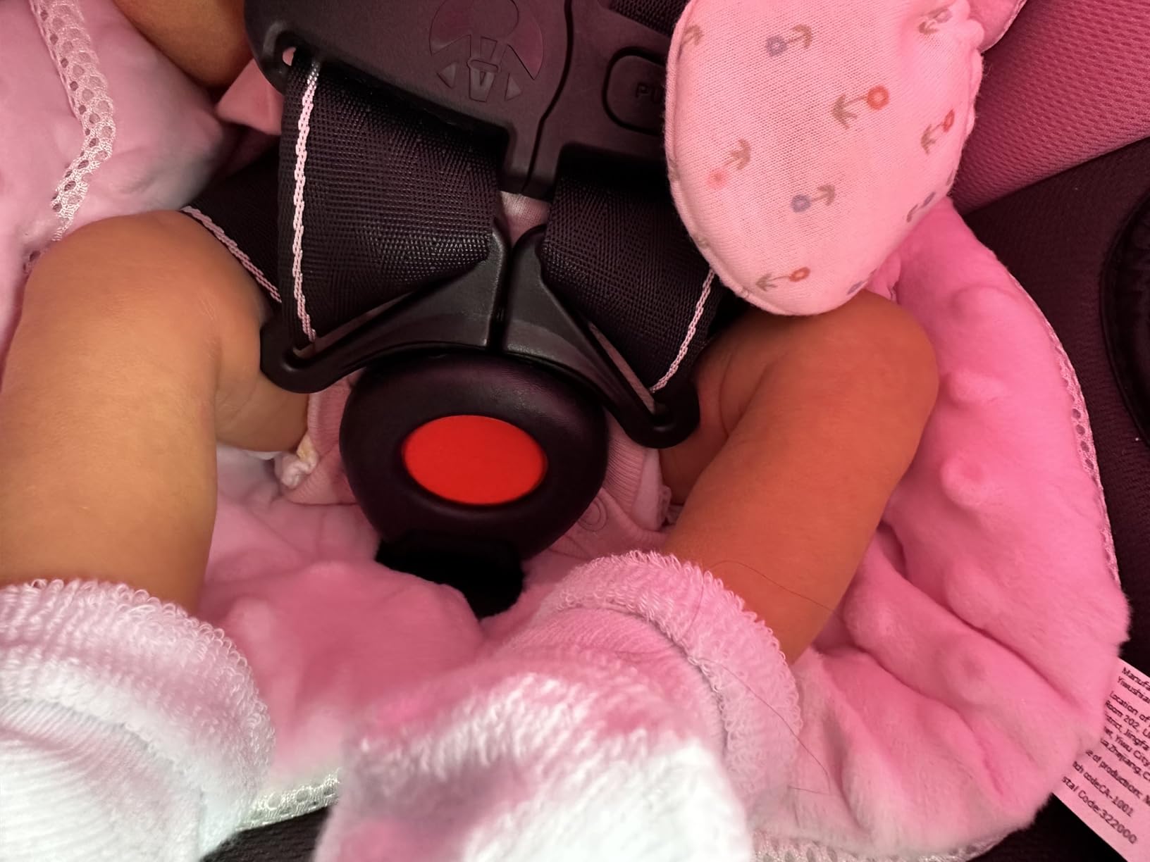 Baby Trend EZ-Lift PRO Infant Car Seat, Dash Rose - Lightweight Premium Carry, Plush Infant Cushioning, Adjustable Harness Support customer photo 2