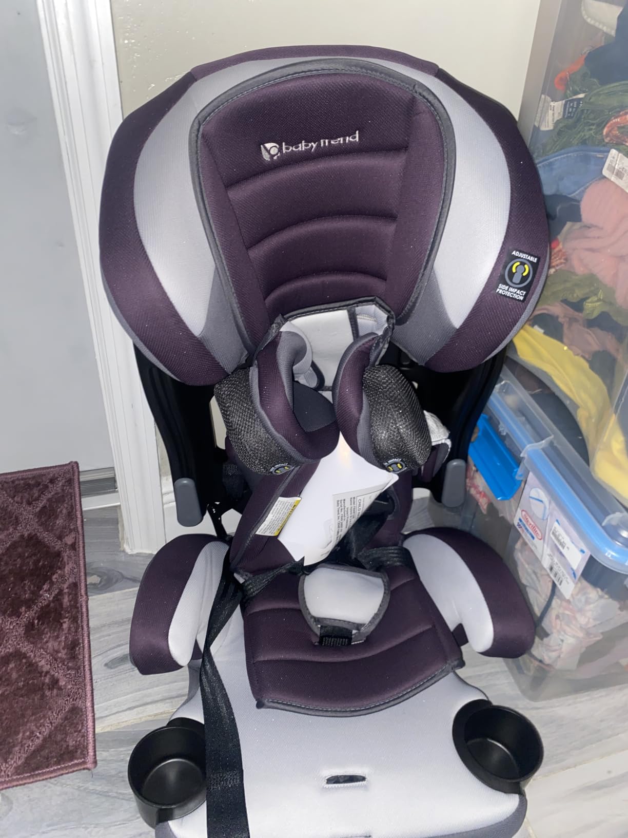 Baby Trend Hybrid SI 3-in-1 Combination Booster Seat, Hoboken Teal – Side-Impact Protection, 3-Stage Growth Design, Adjustable Headrest, Cushioned Comfort customer photo 2