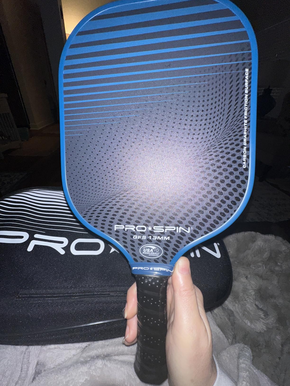 PRO-SPIN Carbon Fiber Pickleball Paddles Set of 2 | Lightweight Pickleball Set with Indoor/Outdoor Balls and Bag – Durable Pickle Ball Paddle Gift for Men, Women & Families customer photo 2