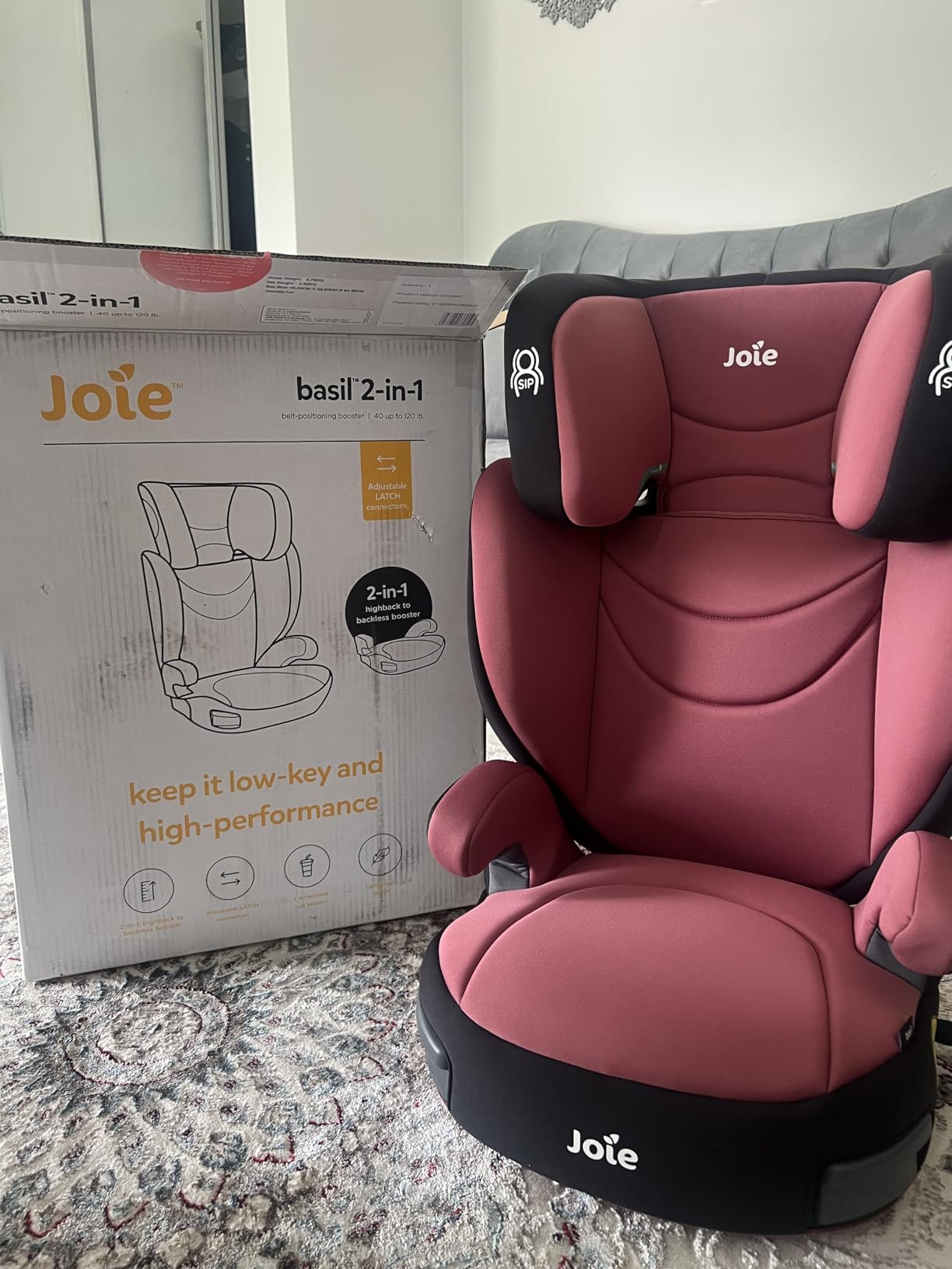 Joie Basil 2-in-1 Highback Booster Car Seat for Big Kids customer photo 2