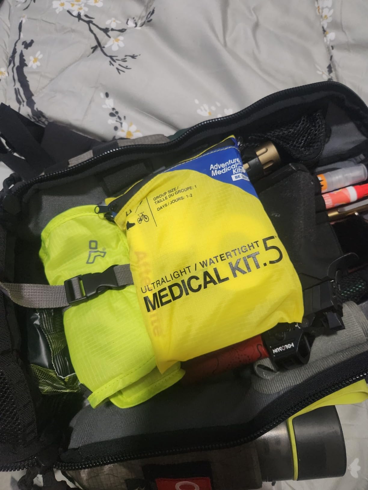 Adventure Medical Kits Ultralight/Watertight Medical Kit .5, (2 Person) | Features Waterproof DryFlex Inner Bag with Bandages, Gauze & Medications for Wound Care, Plus Moleskin for Blister Relief customer photo 1