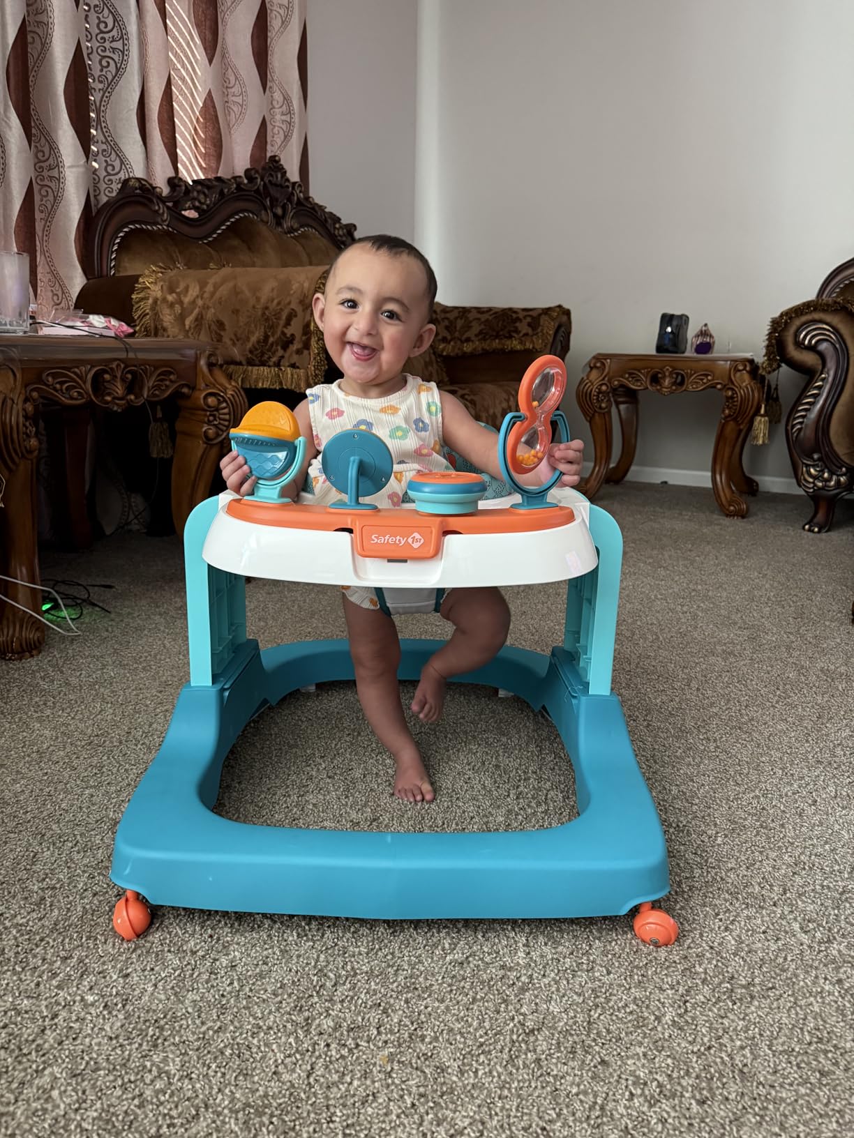 Safety 1st Ready, Set, Walk! DX Developmental Walker, Nantucket 2 customer photo 2