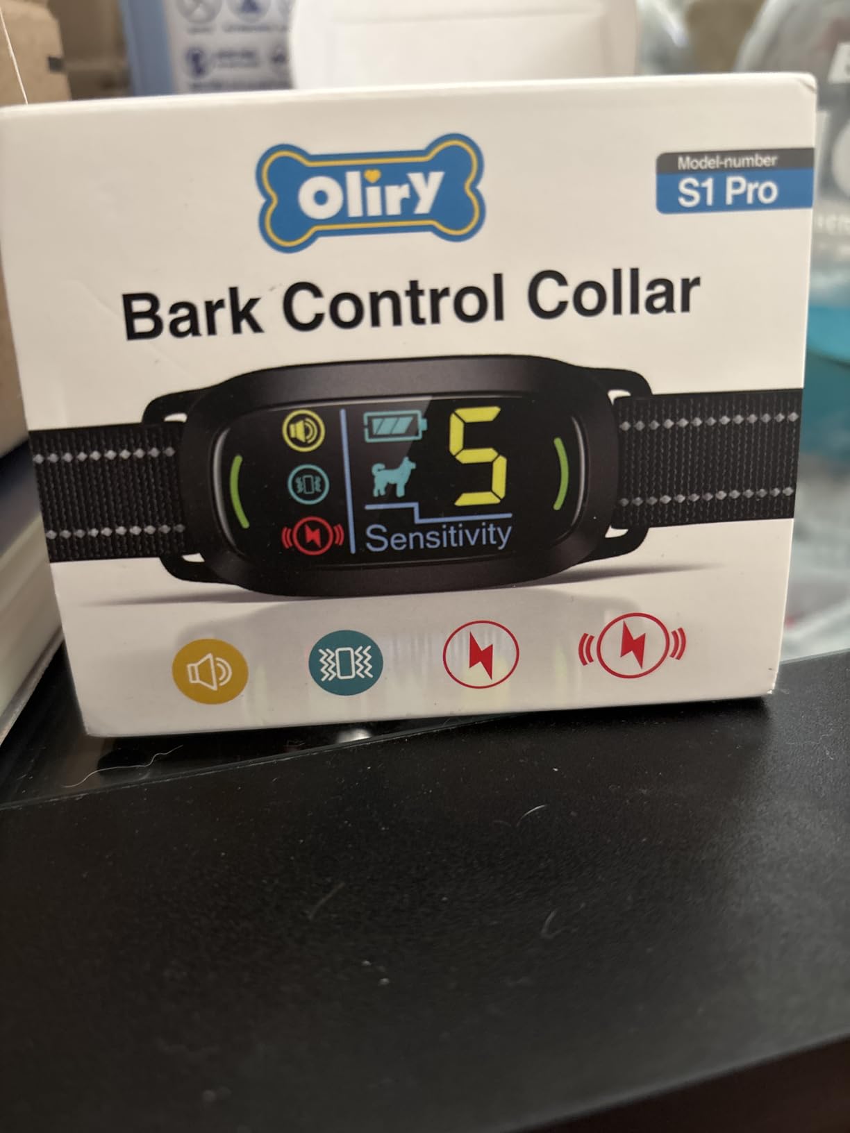 Bark Collar for Small Medium Large Dogs with 5 Training Modes, Black | AI Bark Recognition, Effective Anti Barking Device with 5 Sensitivity Levels, Rechargeable IP67 Waterproof Anti Bark Collar customer photo 1