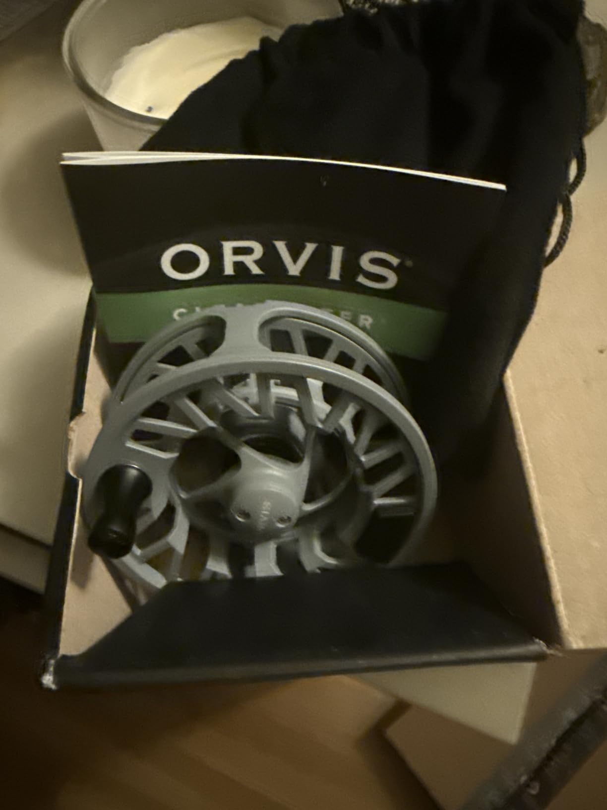 Orvis Clearwater Fishing Reel - Large-Arbor, Corrosion-Resistant Drag, Smooth Performance, and Precision-Fit Reel Foot, Charcoal - 5-7wt customer photo 1