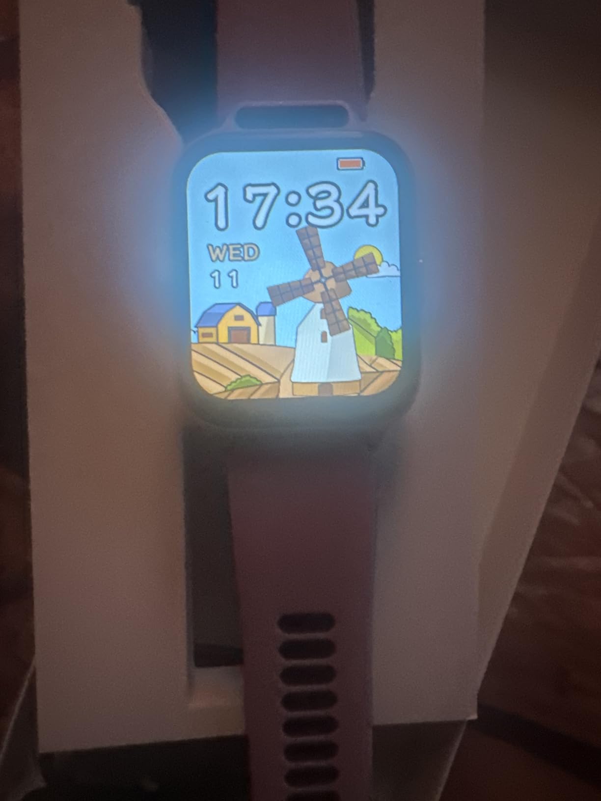 Kids Waterproof Smart Watch Girls with Fitness Tracker Sports Activity | Pedometer Heartrate SpO2 Stress Monitor Flashlight APP HD Touch Screen Camera Games for 4-13 Year Old Girls Gifts for Kids customer photo 1