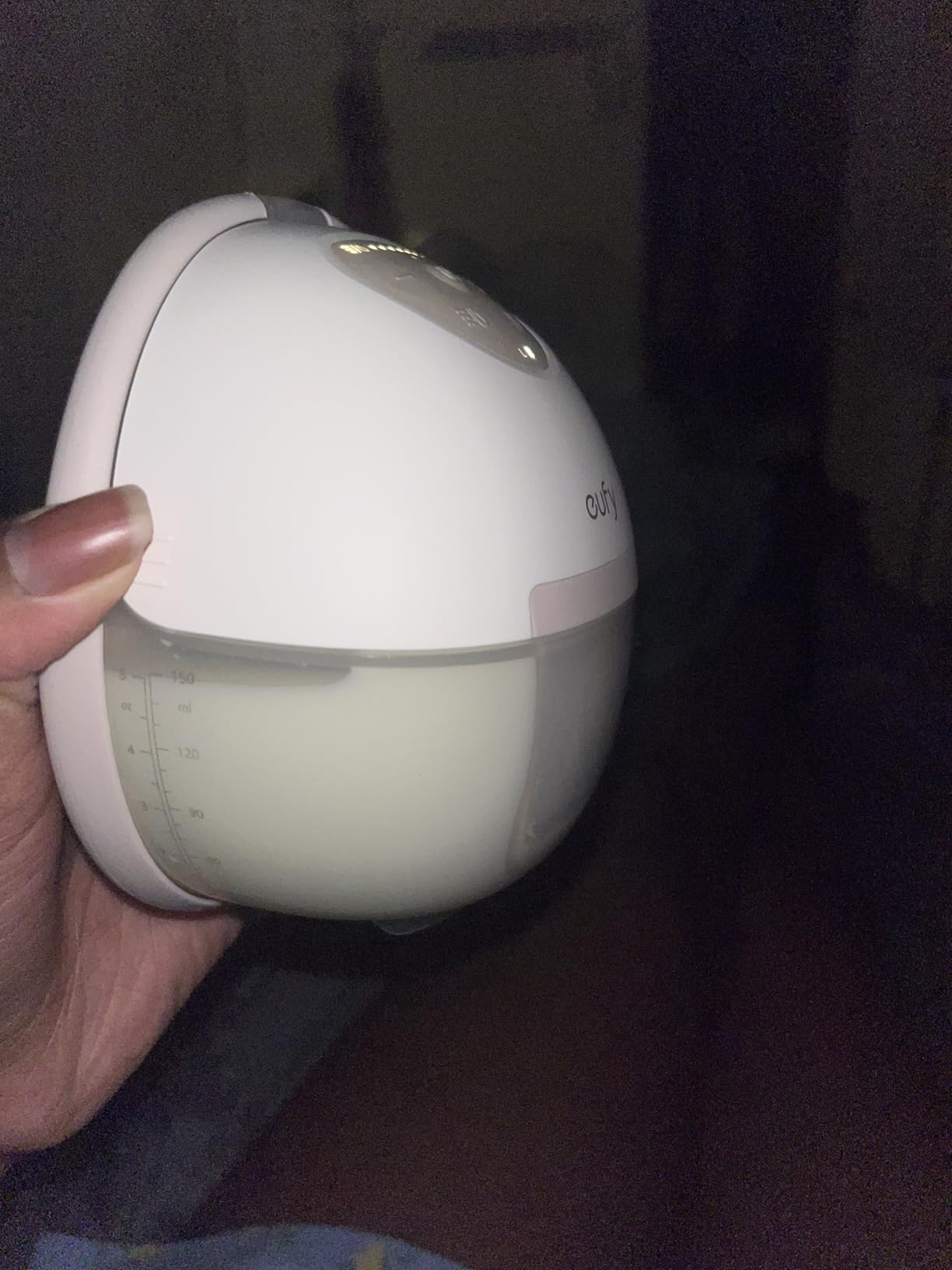 eufy Security Heated Wearable Breast Pump E20, Hands-Free, App Control | HeatFlow with 3 Heat Levels, App DIY Rhythm, Powerful 300mmHg Suction, 46dB Quiet Slim Fit, BPA-Free customer photo 2
