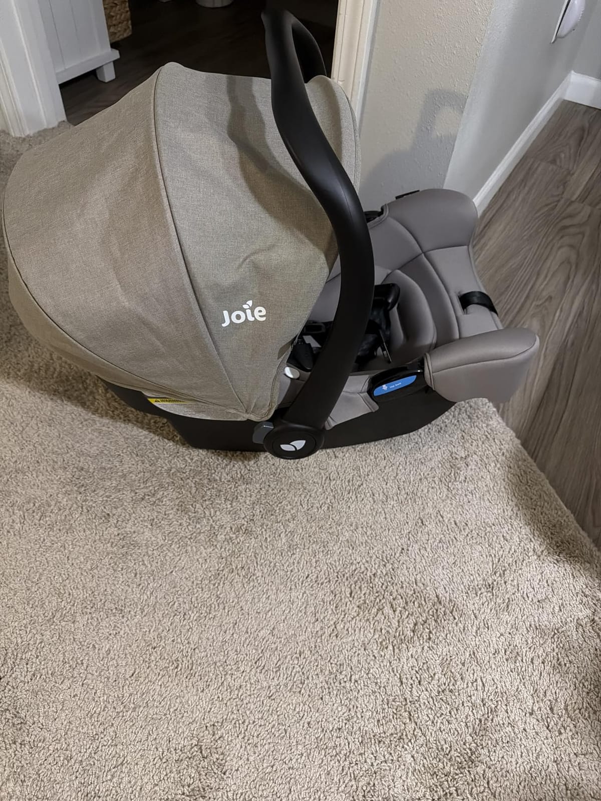 Joie Rue Infant Car Seat & Anti-Rebound Base, Lightweight, UPF 50+ Canopy for Newborns and Infants, Travel System Compatible customer photo 1