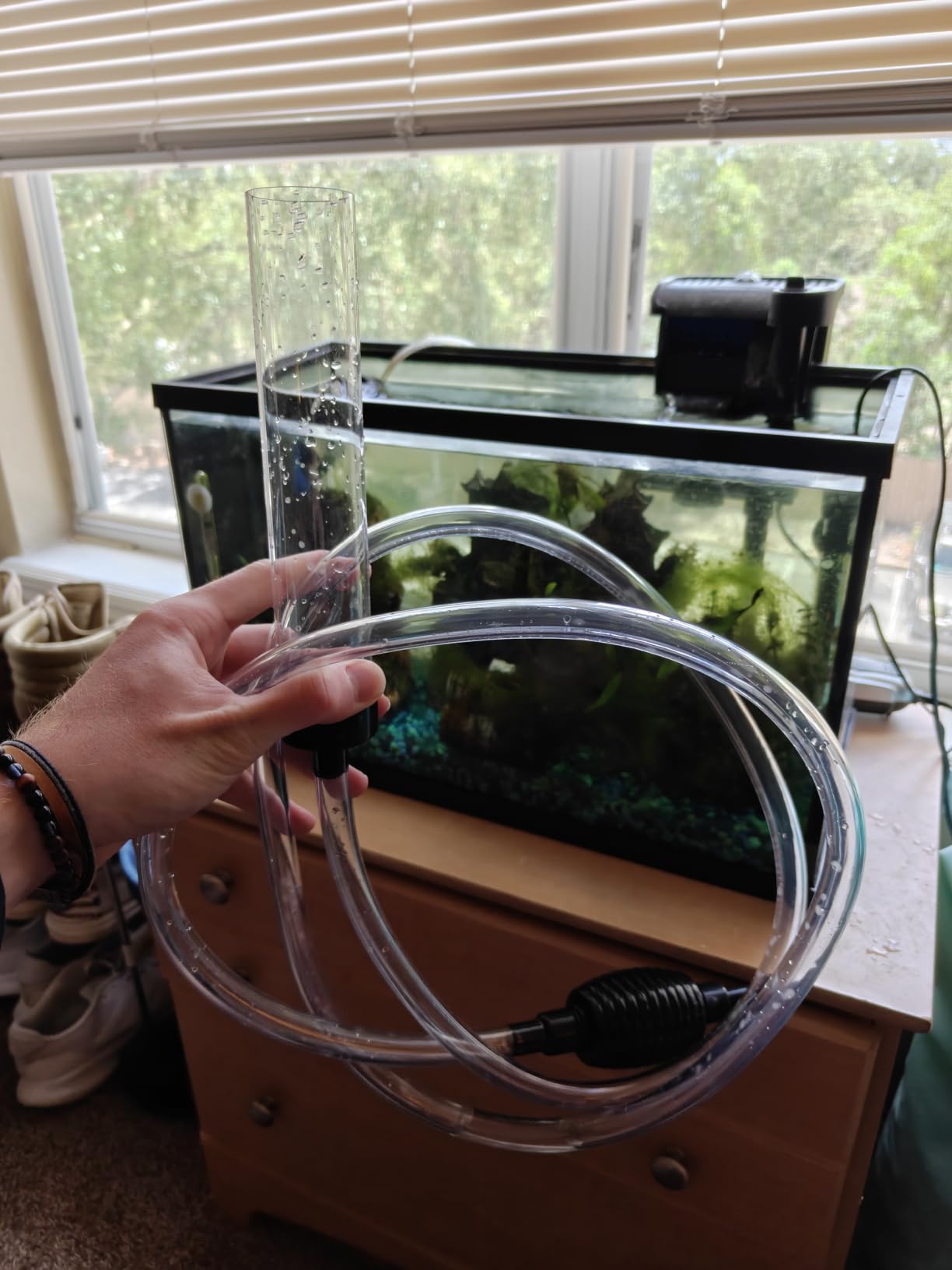 Laifoo 5ft-S Aquarium Siphon Vacuum Cleaner for Fish Tank Cleaning Gravel & Sand customer photo 2