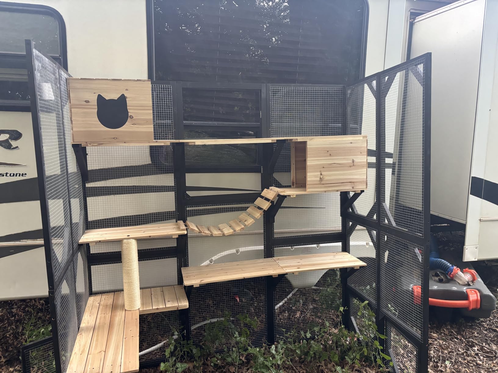 FunXplore Large Catio Outdoor Cat Enclosure Window 73