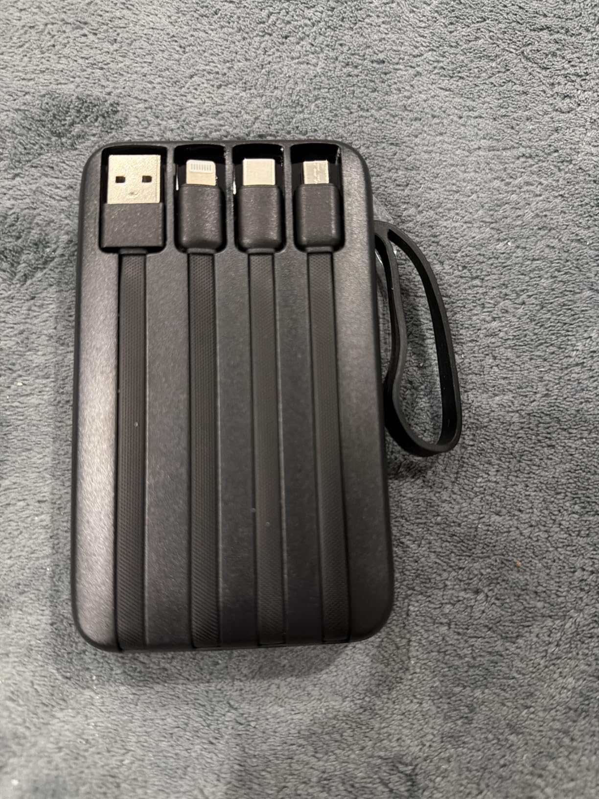 HELLEE 15000mAh Portable Charger Power Bank, 45% Smaller Built-in 4 Cables customer photo 1