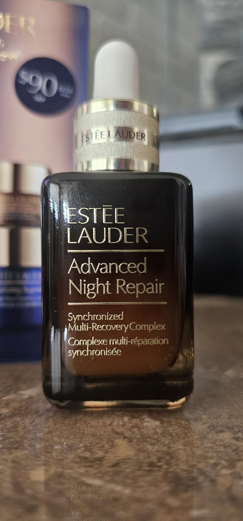 Estée Lauder Nighttime Experts 3-Piece Travel Size Skincare Gift Set | Repair + Bounce + Brighten | Includes Face Serum 1 Fl Oz, Eye Cream 0.17 Fl Oz + Moisturizer 0.5 Ounce customer photo 2
