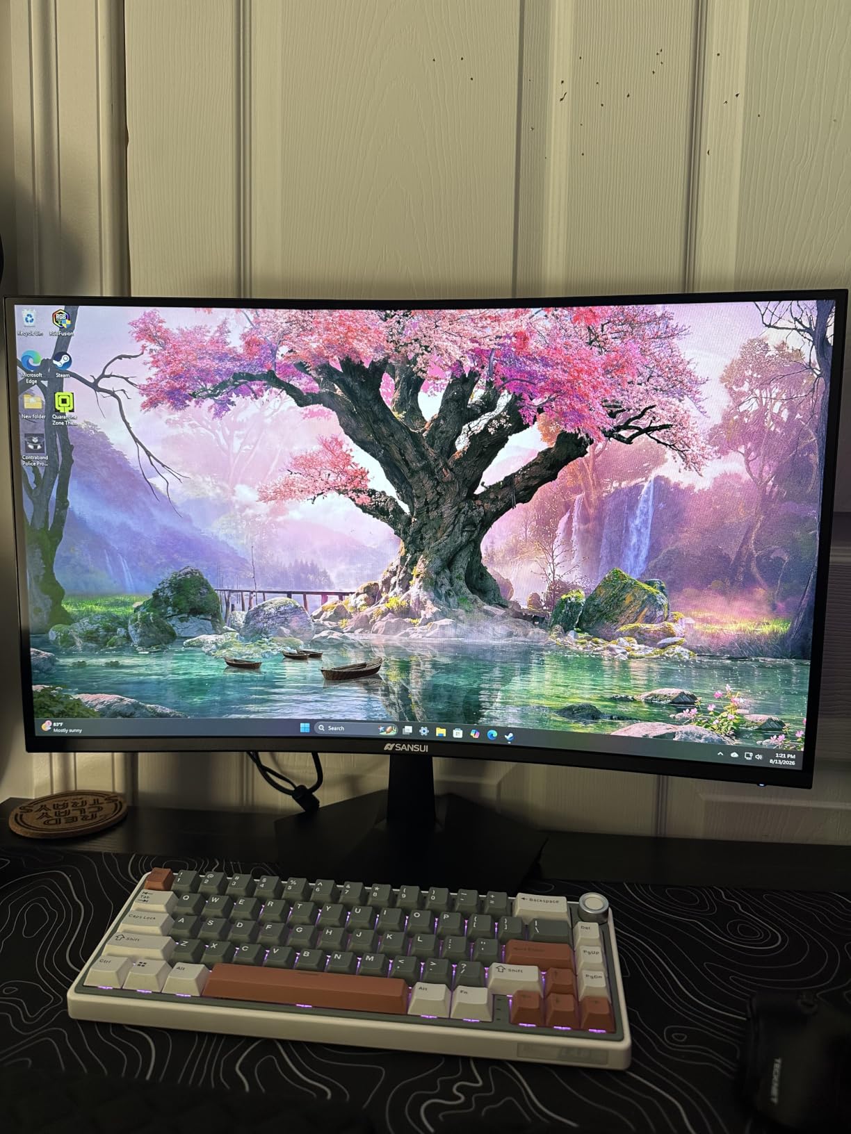 SANSUI Gaming Monitor 27 inch 1440p 200Hz 180Hz Computer Monitor customer photo 2