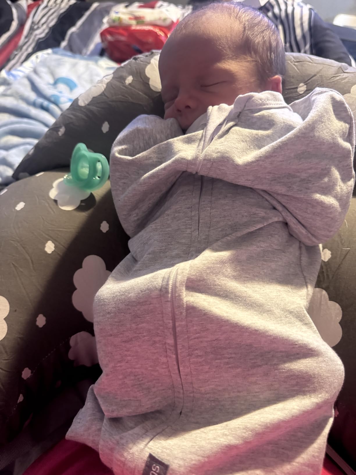 Momcozy Original Nursing Pillow for Breastfeeding - Innovative Safety Guard customer photo 1