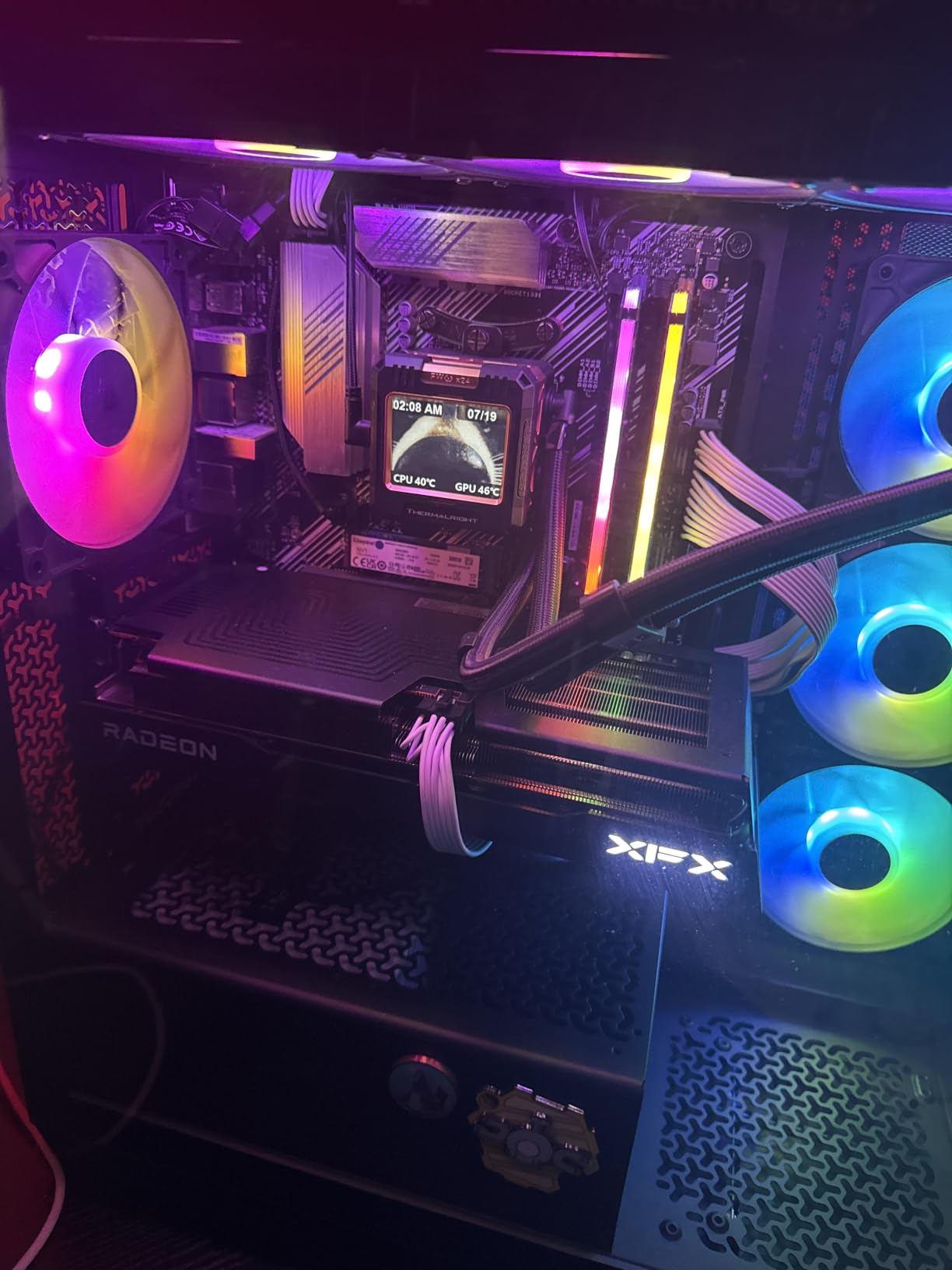 XFX Swift AMD Radeon RX 9060 XT OC Triple Fan Gaming Edition with 16GB GDDR6 HDMI 2xDP, RDNA 4 RX-96TS316B7, Graphics Card, Compatible with Desktop PCs customer photo 1