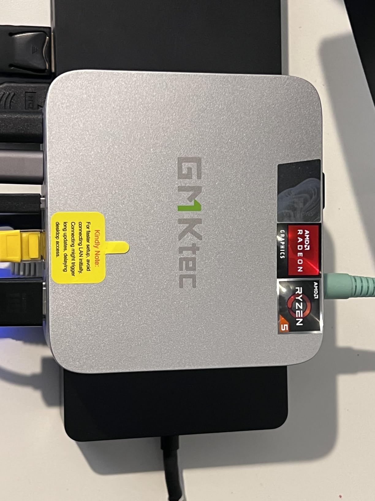 GMKtec Mini PC Ryzen 5 3500U 16GB RAM 512 SSD Office Home Business Computer customer photo 2