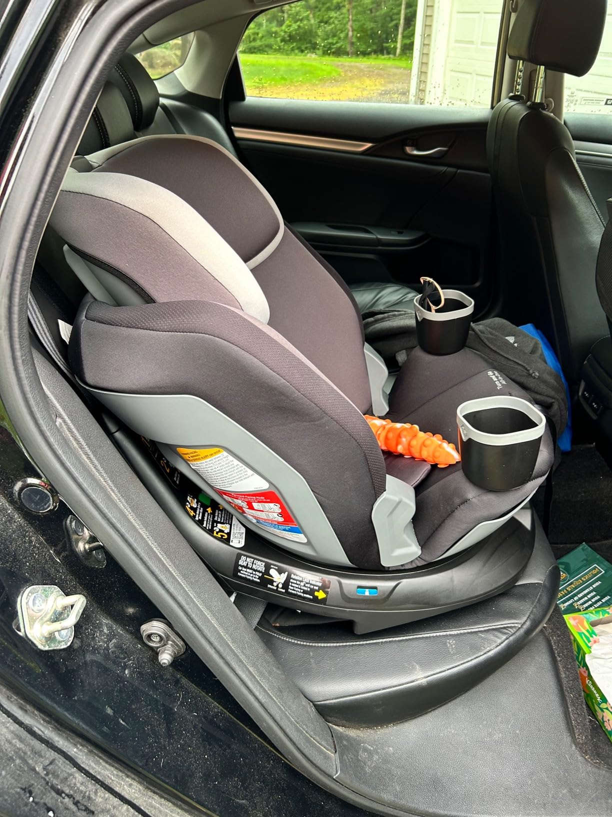 Safety 1st Turn and Go 360 ST 360 Rotating Car Seat, SafetySwivel, SecureTech Installation, All-in-One Convertible Car Seat, 3-in-1 Rear-Facing, Forward-Facing, Booster, 5-100 lbs, Seafoam Mist customer photo 1