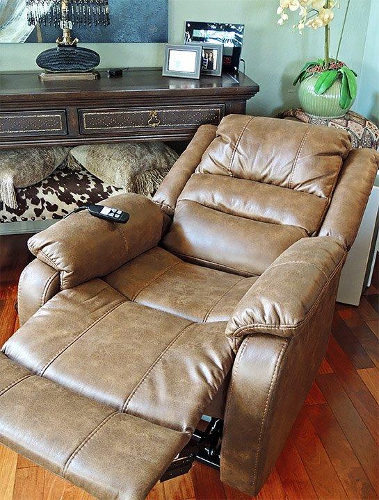 Signature Design by Ashley Dual Motor Power Lift Recliner, Heat & Massage customer photo 2