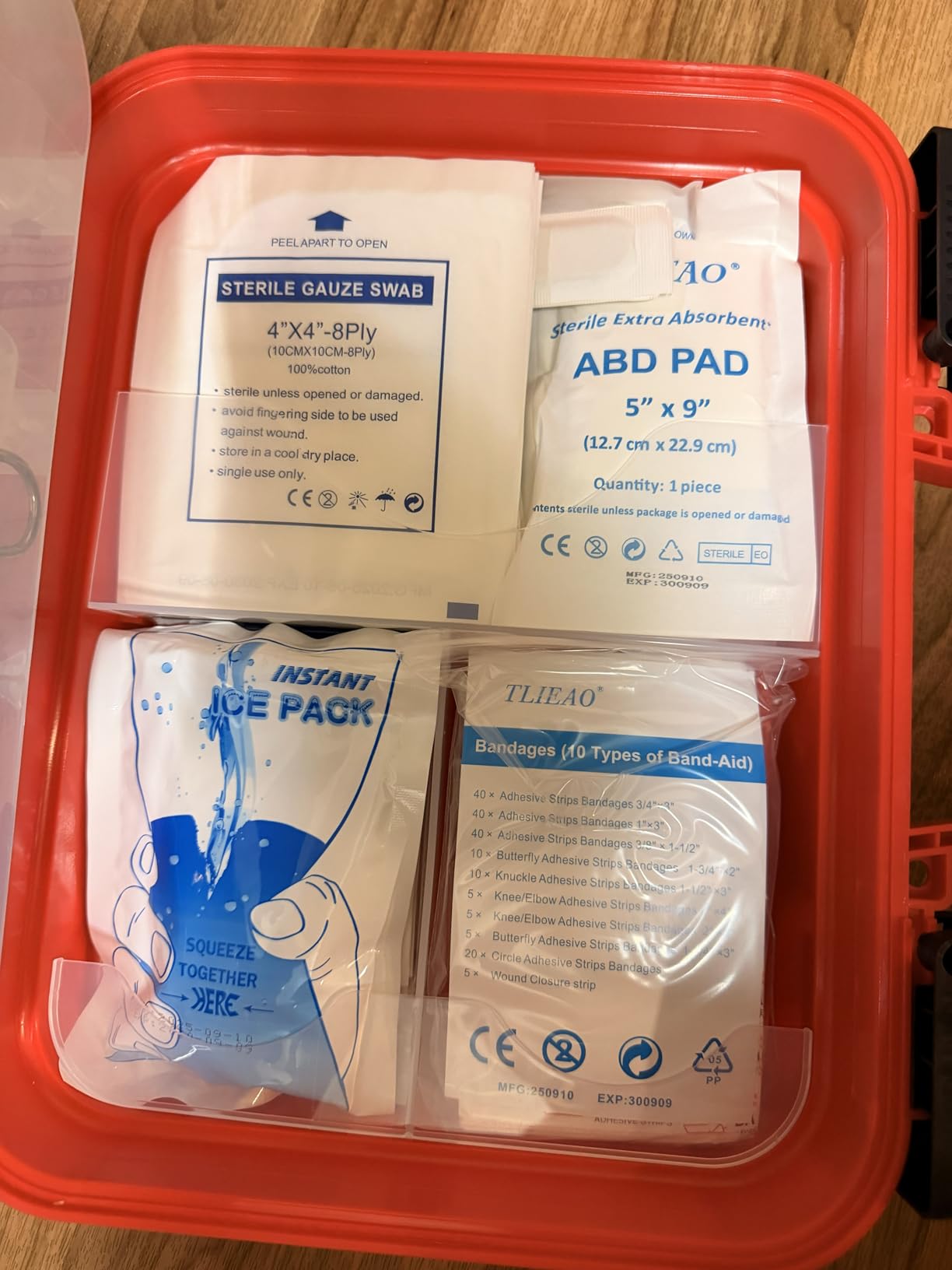 400 Pieces All-Purpose First Aid Kit, Organized Dual-Layer Wall | 100-Person, Professional First Aid Kit For Home, Car, Camping, Travel, Office, Outdoor, Business & Sports customer photo 2