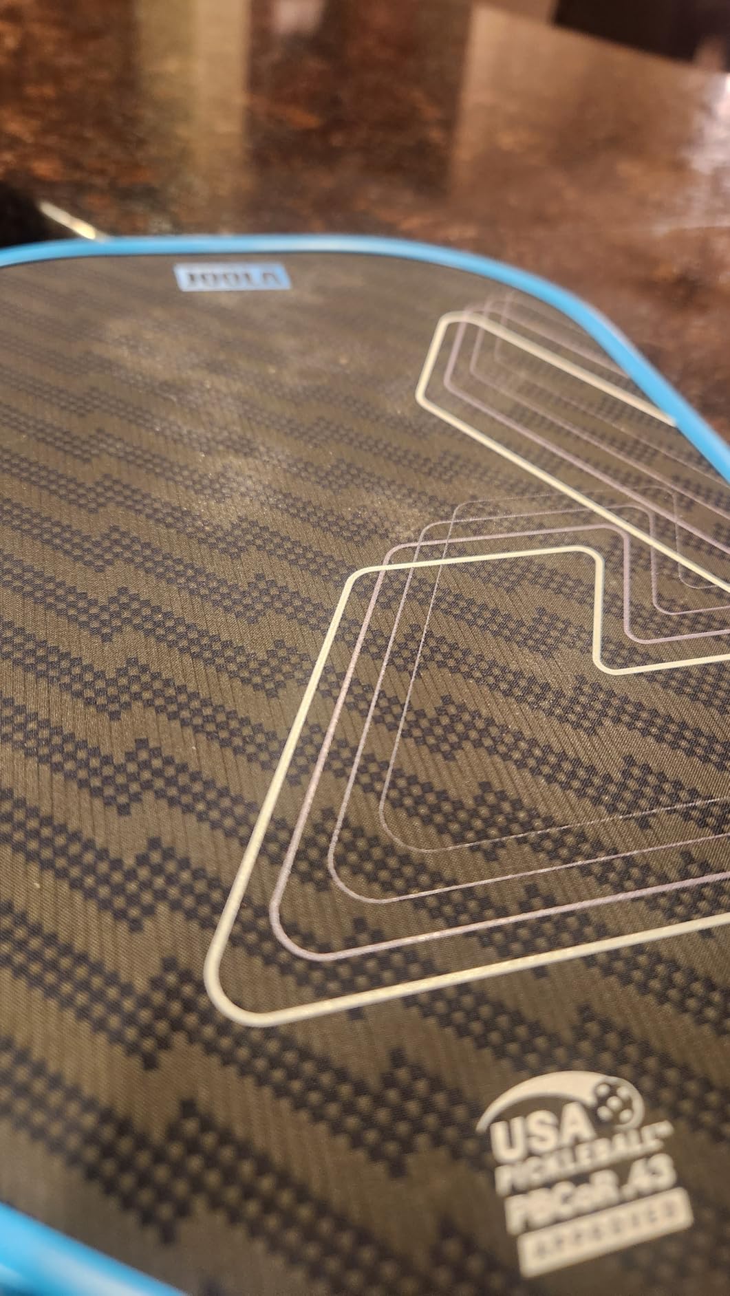 JOOLA Double Vision 16mm Pickleball Paddle - Signature and Standard Shape - Aramid Surface for Softer Responsive Touch - SK Film for Reduce Vibration - USAP Approved - NFC Chip Enabled customer photo 2