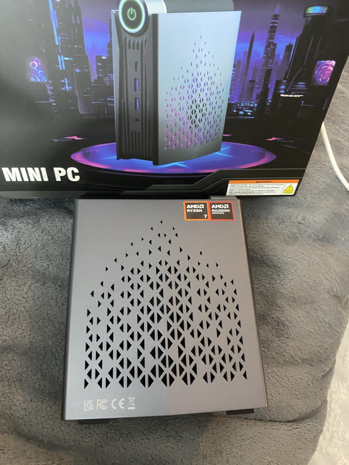 ACEMAGICIAN S3A Gaming Mini PC, Ryzen 7 H 255 (Up to 4.9GHz, 8C/16T), Radeon 780M Graphics, 16GB RAM, 512GB PCIe4.0 SSD, Mini Desktop Computer for Content Creation, Programming, Gaming & Home Office customer photo 2