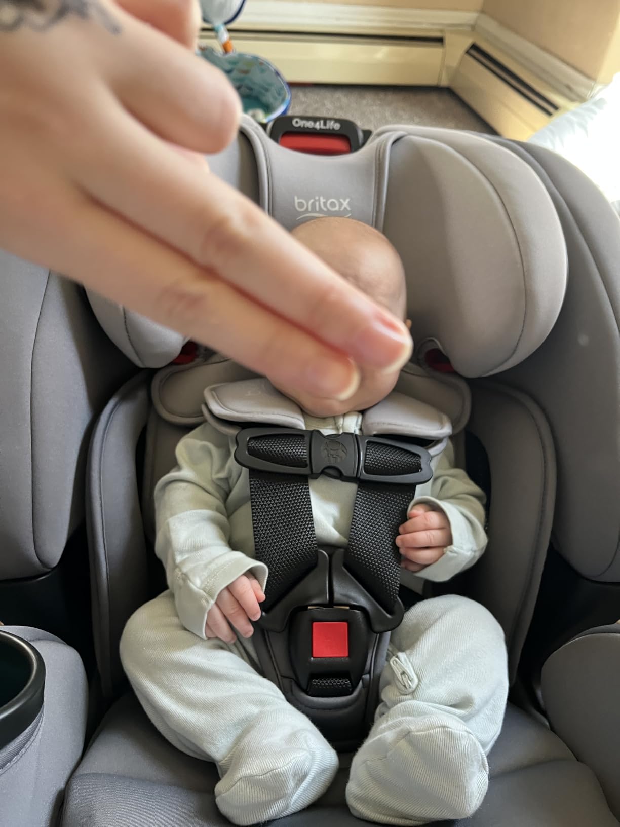 Britax One4Life All in One Car Seat, Up to 10 Years of Use - Teak | Rear & Forward Facing and Booster Mode; Extended Rear-Facing; Easy Installation With ClickTight, Breathable SafeWash Fabrics customer photo 2