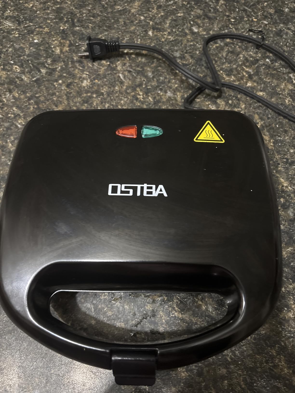 OSTBA Panini Press Sandwich Maker, 2-Slice Sandwich Toaster Grill customer photo 2