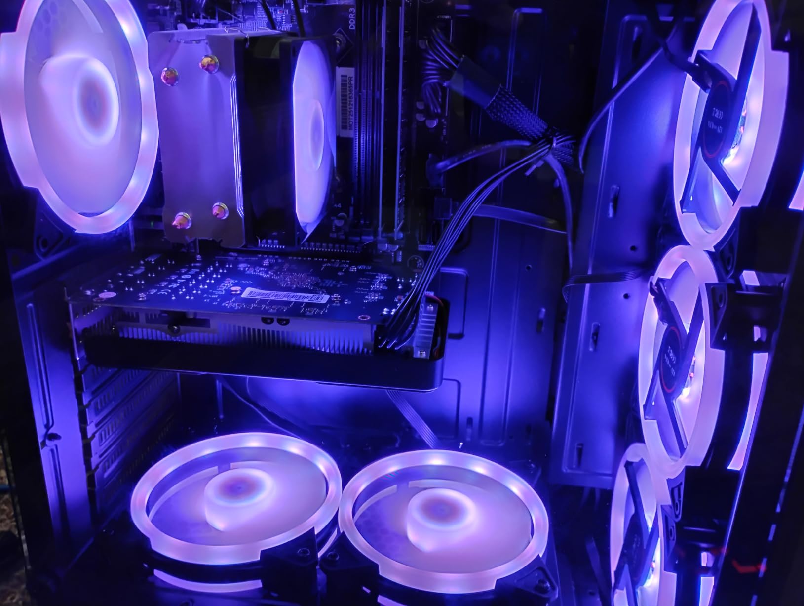 STGAubron Gaming PC Computer Desktop, Intel Core i7 up to 3.9GHz, Radeon RX 580 8G Video Card, 16GB RAM, 1TB SSD, WiFi 6, BT 5.0, RGB Fan x 6, Windows 11 Home customer photo 2