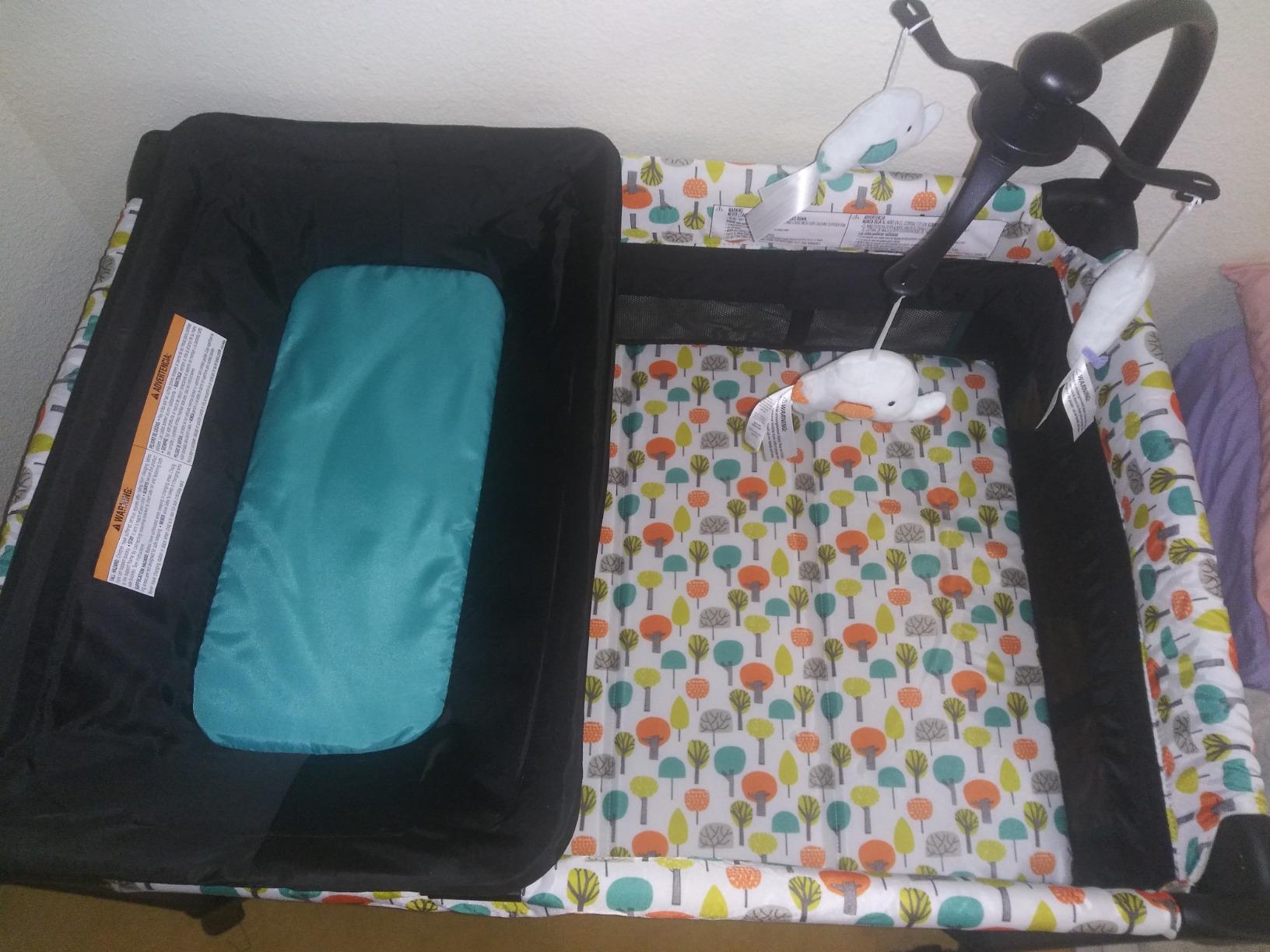 Pamo Babe 6 in 1 Baby Pack and Play with Bassinet - One-Step Setup Travel Crib customer photo 2