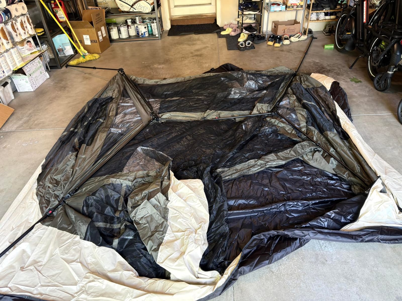 6 Person Tents for Camping Waterproof Family Cabin Tent with Full Rainfly | Setup in 60S Windproof Double Layer Large Cabin Tent, Spacious Breathable Family Camping Instant Tents with Carry Bag customer photo 1