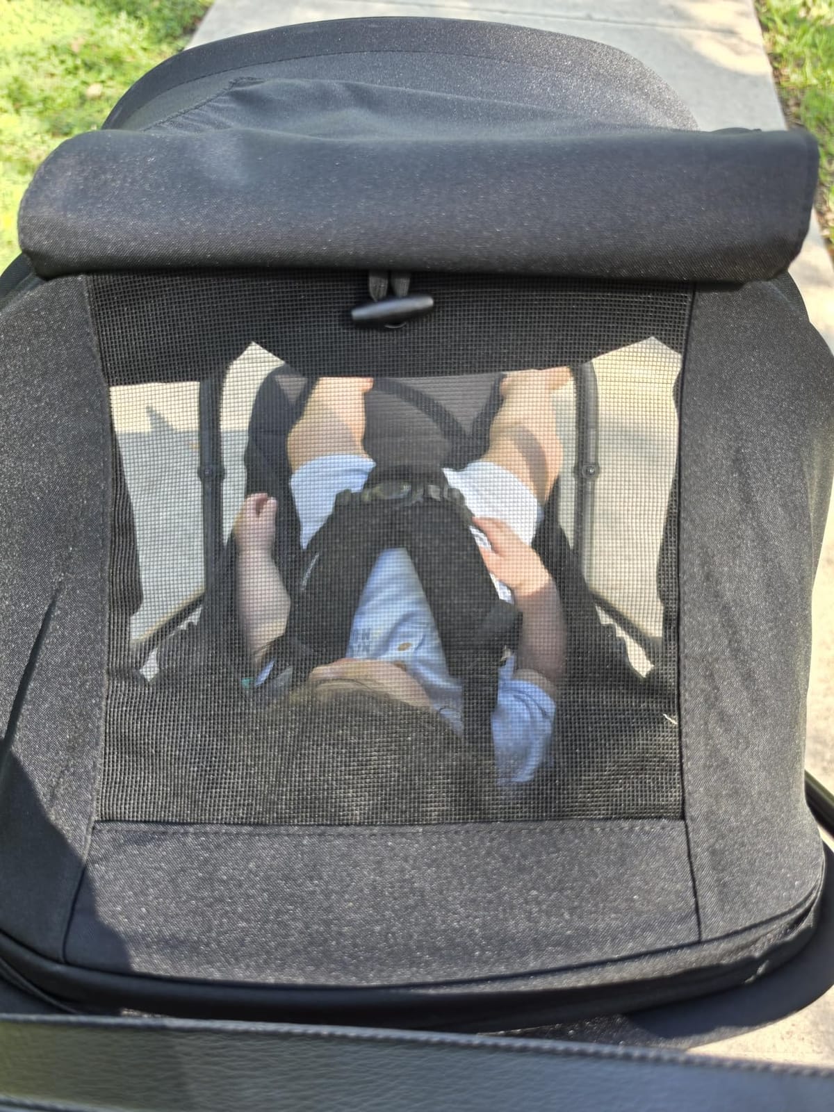 Momcozy TuckGo Travel Stroller, Spacious Seat, One-Hand Fold, 33L Storage | 14.33 lb Lightweight Design, Compact for Air Travel, 3-Position Recline, 4-Wheel Suspension, UPF 50+ Canopy customer photo 2