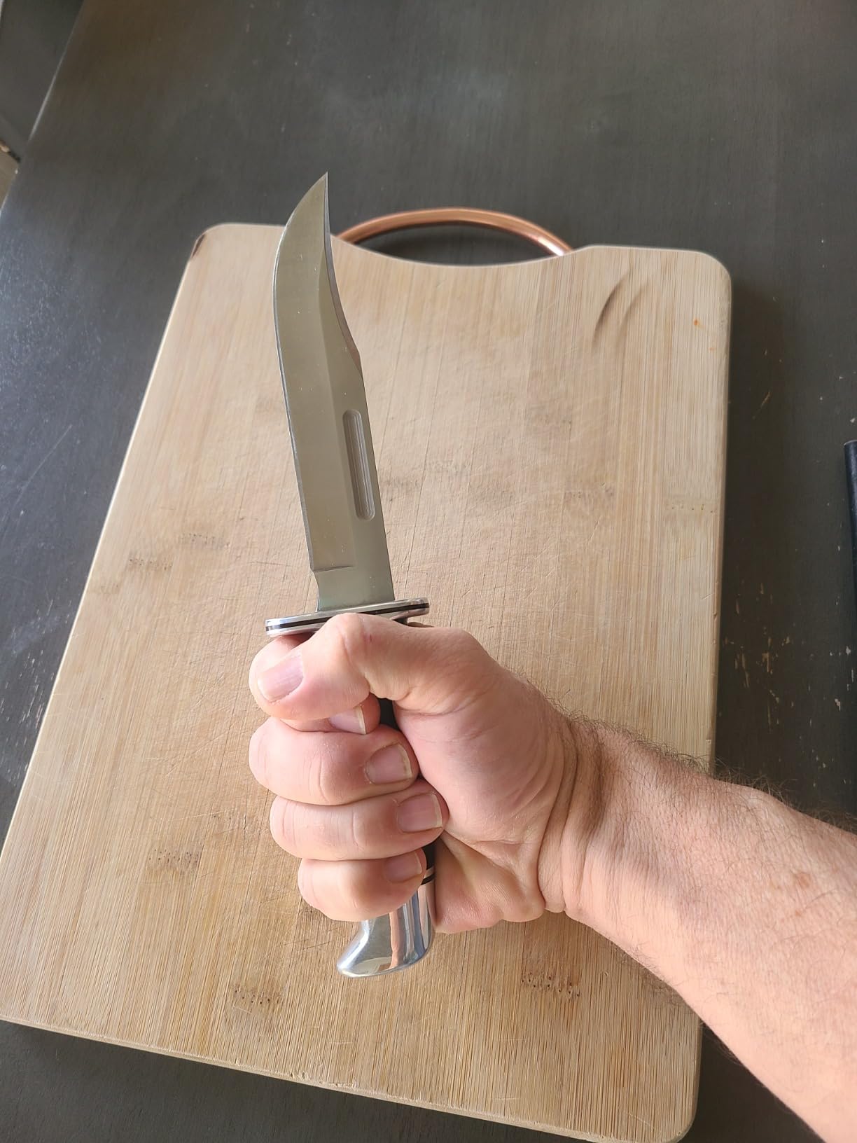 Buck Knives 119 Special Hunting Knife with Sheath, DymaLux Handle, 7.5 oz customer photo 2