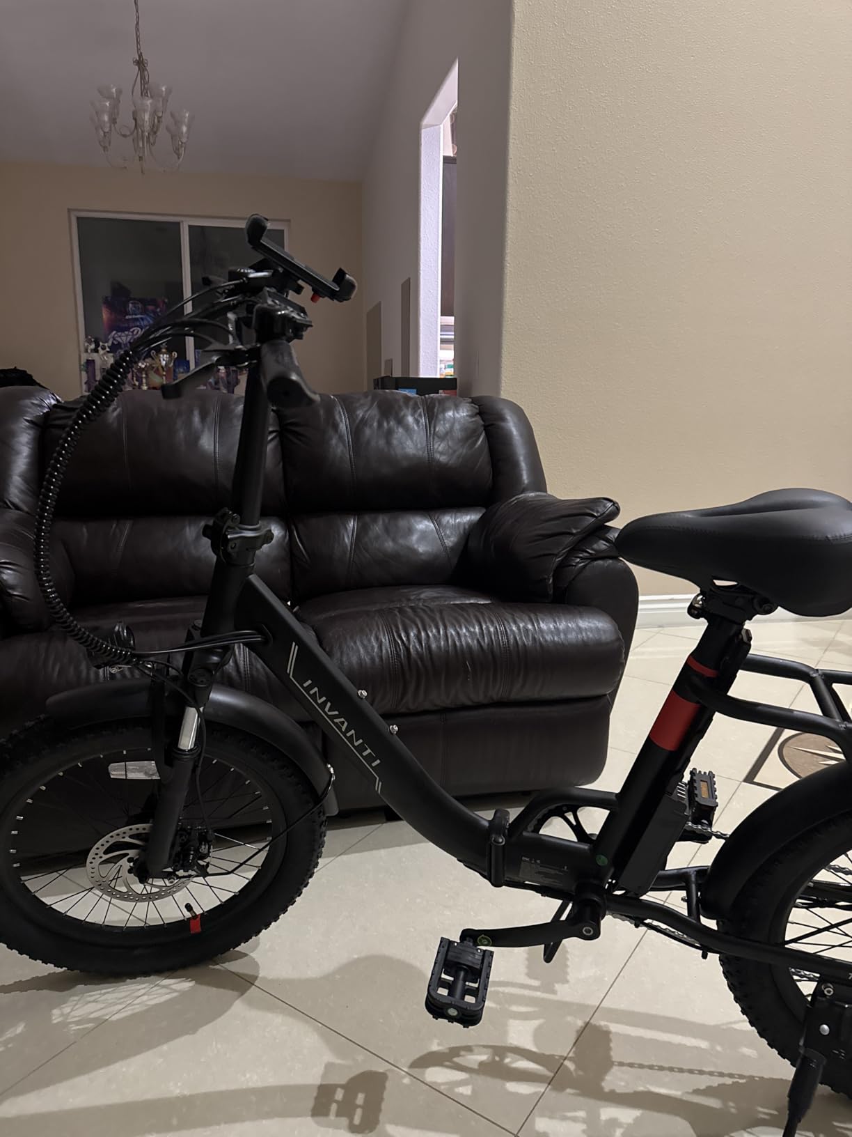INVANTI Electric Bike for Adults with 55 Miles, Peak 750W Motor, 20 MPH Commuting Electric Mountain Bike with 26